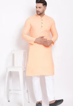 Solid Color Cotton Pajama in White