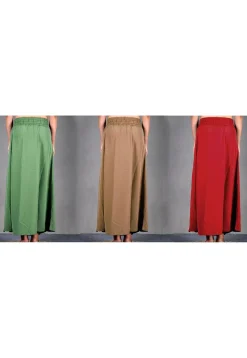 Solid Color Cotton Petticoat Combo Set in Multicolor