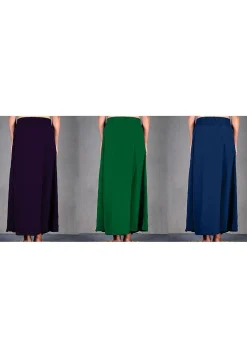Solid Color Cotton Petticoat Combo Set in Multicolor