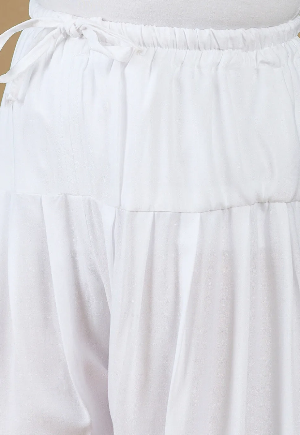 Solid Color Cotton Silk Kurta Set in Yellow