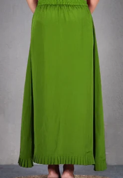 Solid Color Crepe Petticoat in Light Green