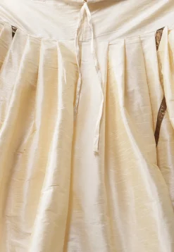 Solid Color Dupion Silk Dhoti Kurta in Mustard