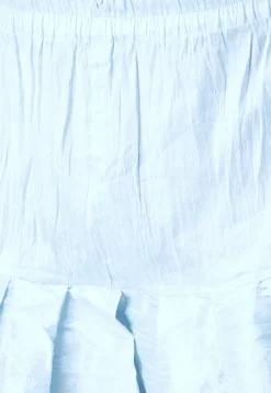 Solid Color Dupion Silk Dhoti Kurta in Sky Blue