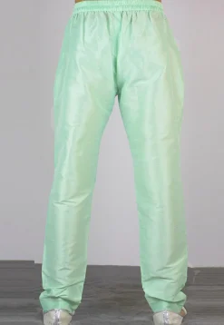 Solid Color Dupion Silk Pajama in Pastel Green