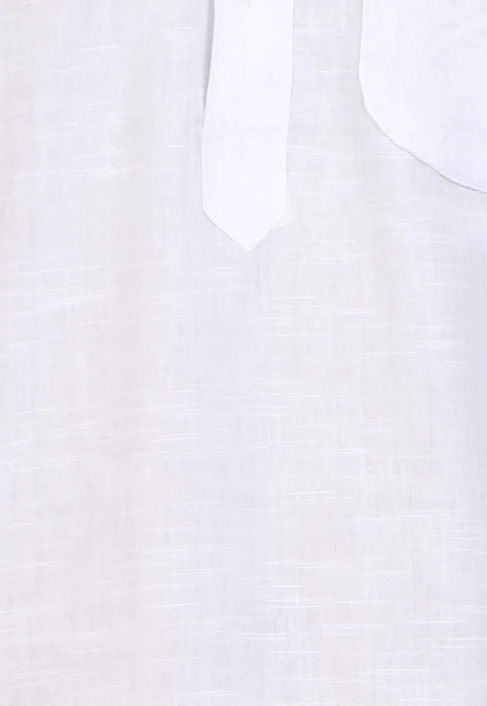 Solid Color Handloom Cotton Kurta in White