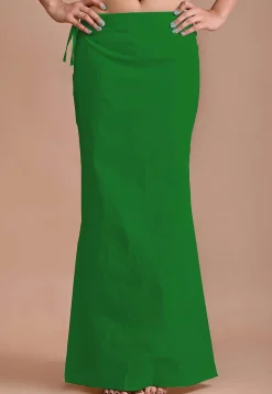 Solid Color Lycra Cotton Shape Wear in Green