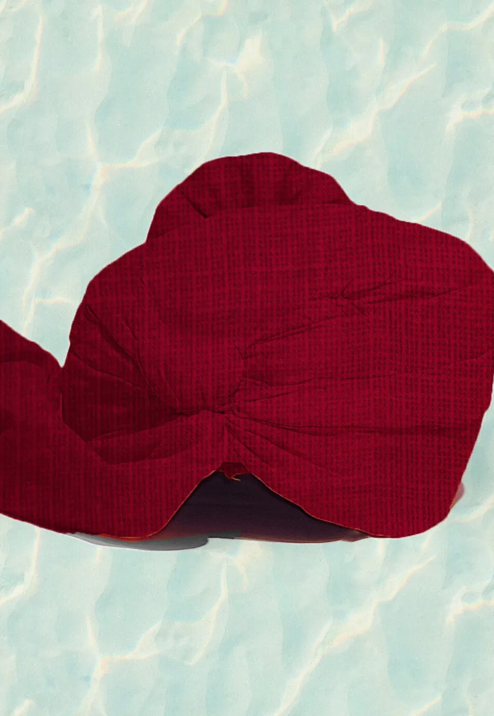 Solid Color Pure Kota Silk Kids Turban in Maroon