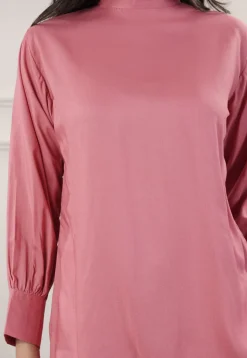 Solid Color Rayon Co-Ord Set in Peach
