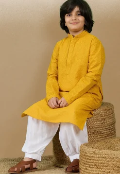Solid Color Rayon Salwar in White