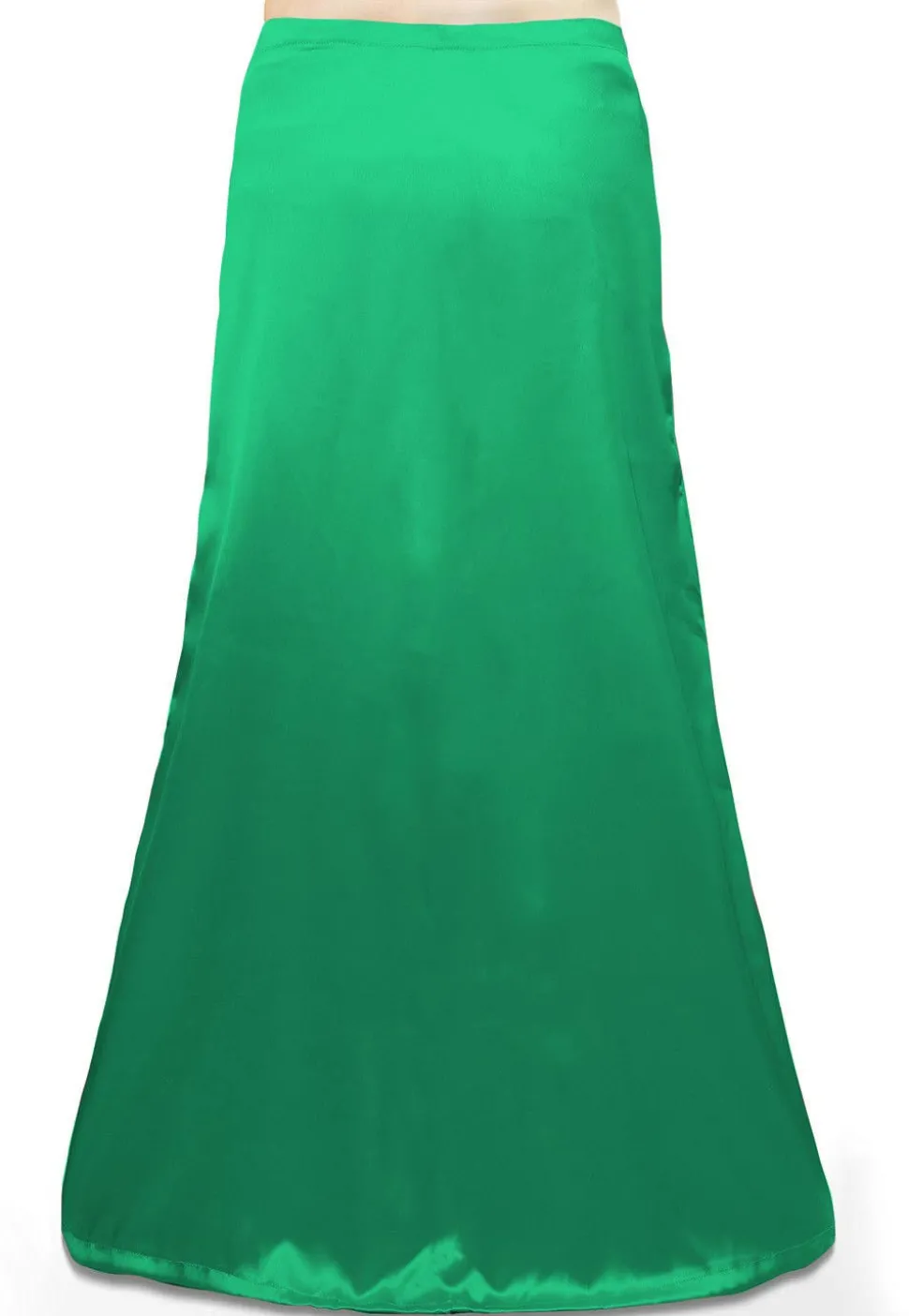 Solid Color Satin Petticoat in Light Green
