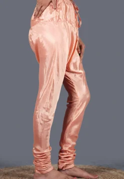 Solid Color Shantoon Churidar in Peach