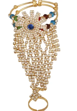 Stone Studded Adjustable Haath Phool