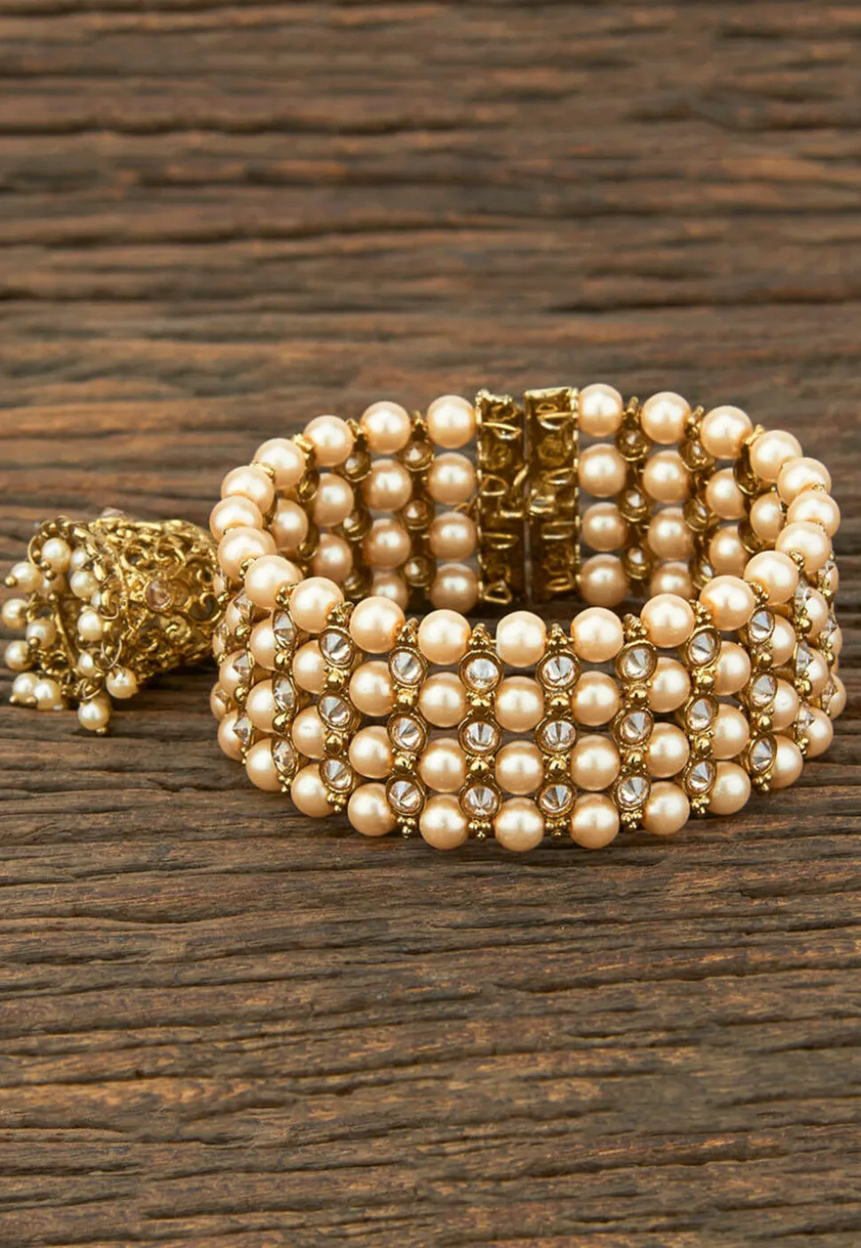 Stone Studded Adjustable Bracelet