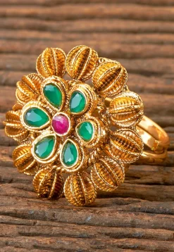 Stone Studded Adjustable Ring