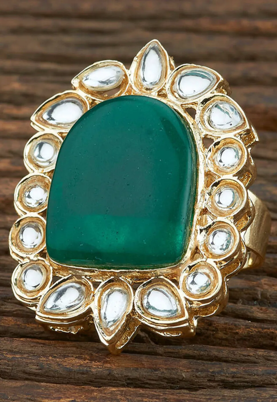 Stone Studded Adjustable Ring