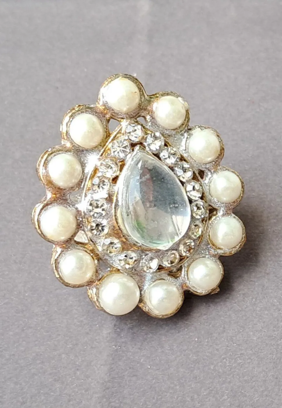 Stone Studded Adjustable Ring