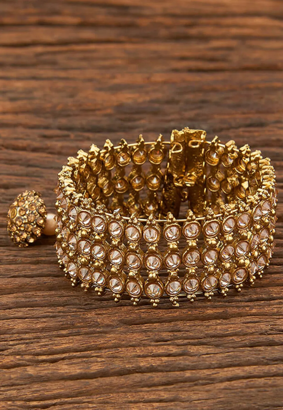Stone Studded Adjustable Bracelet