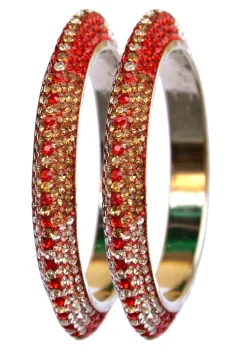 Stone Studded Bangle Pair