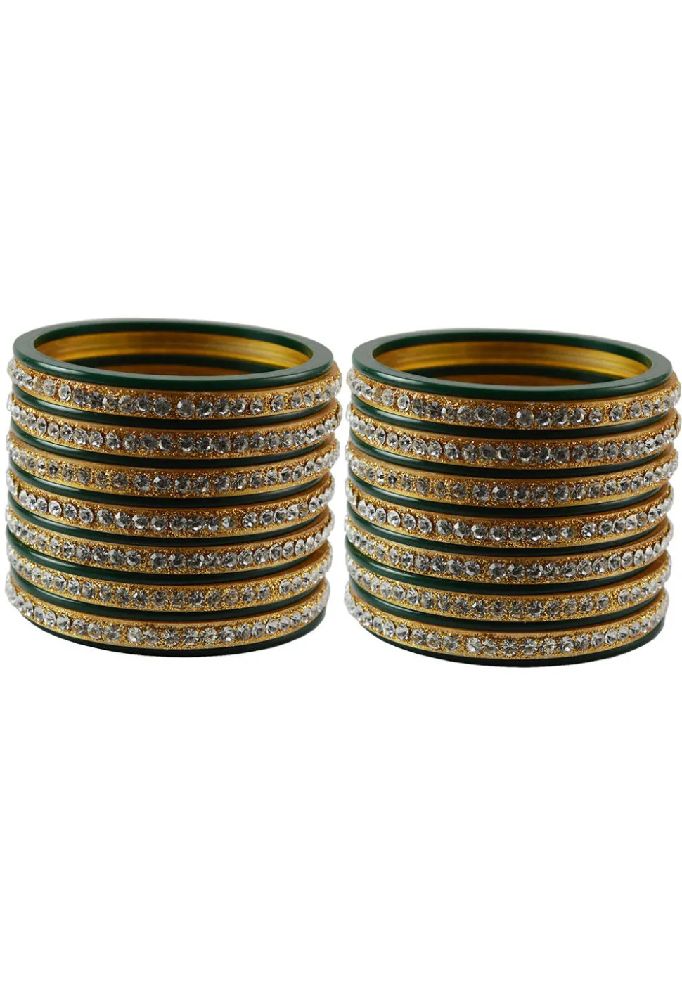 Stone Studded Bangle Set