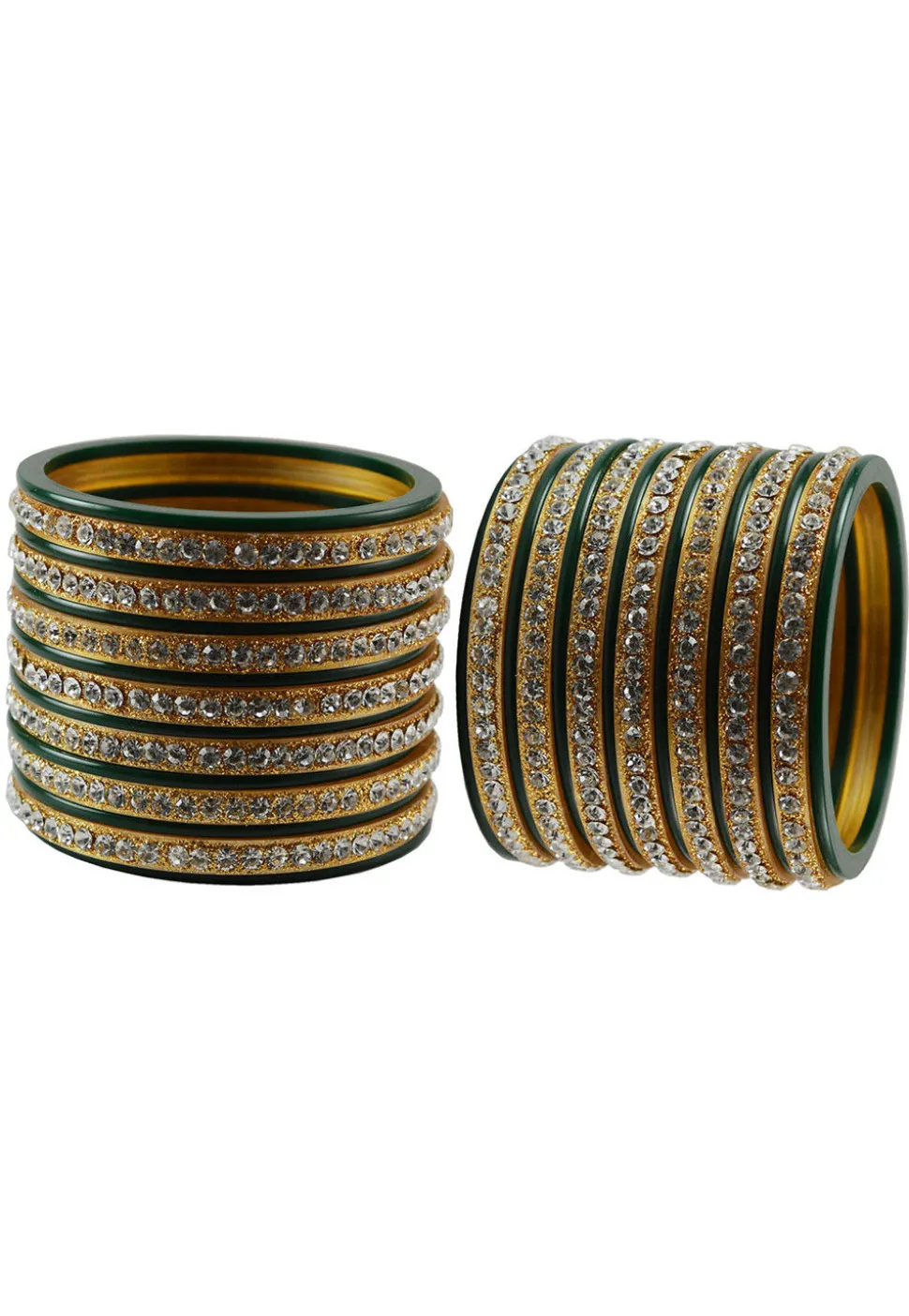 Stone Studded Bangle Set