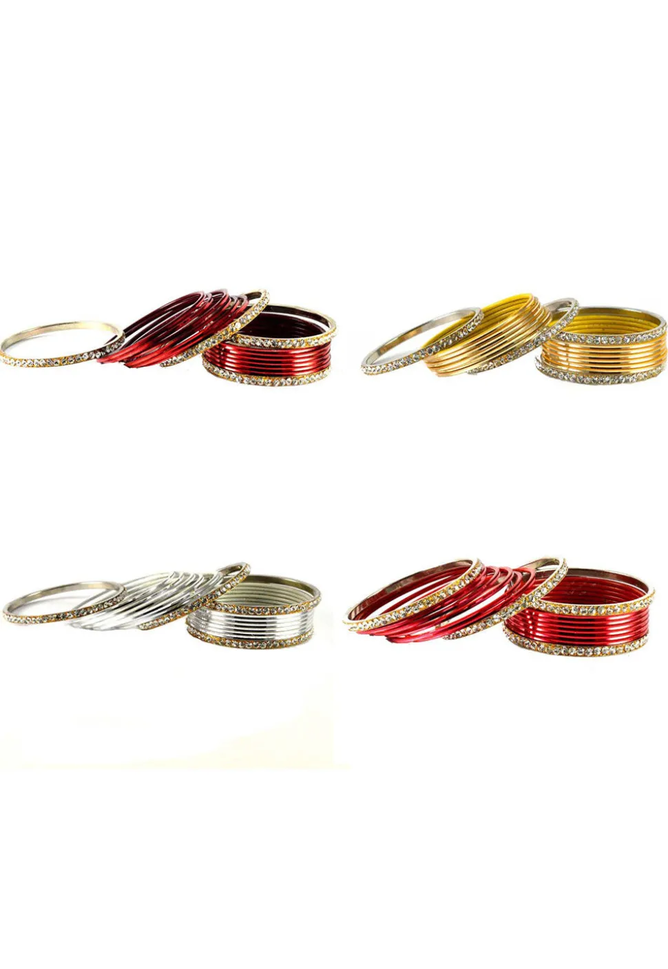 Stone Studded Bangle Set