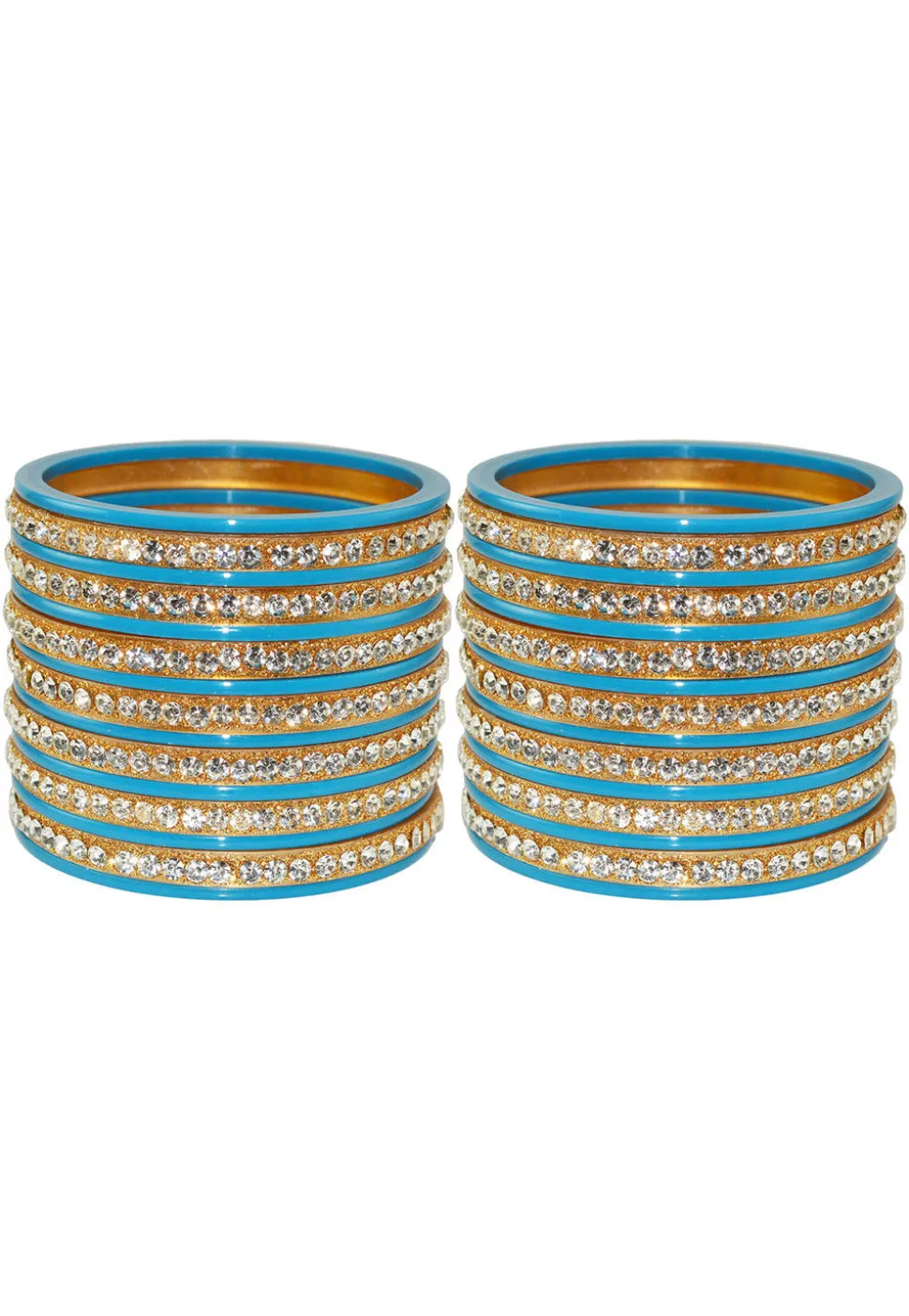 Stone Studded Bangle Set