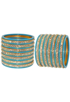 Stone Studded Bangle Set