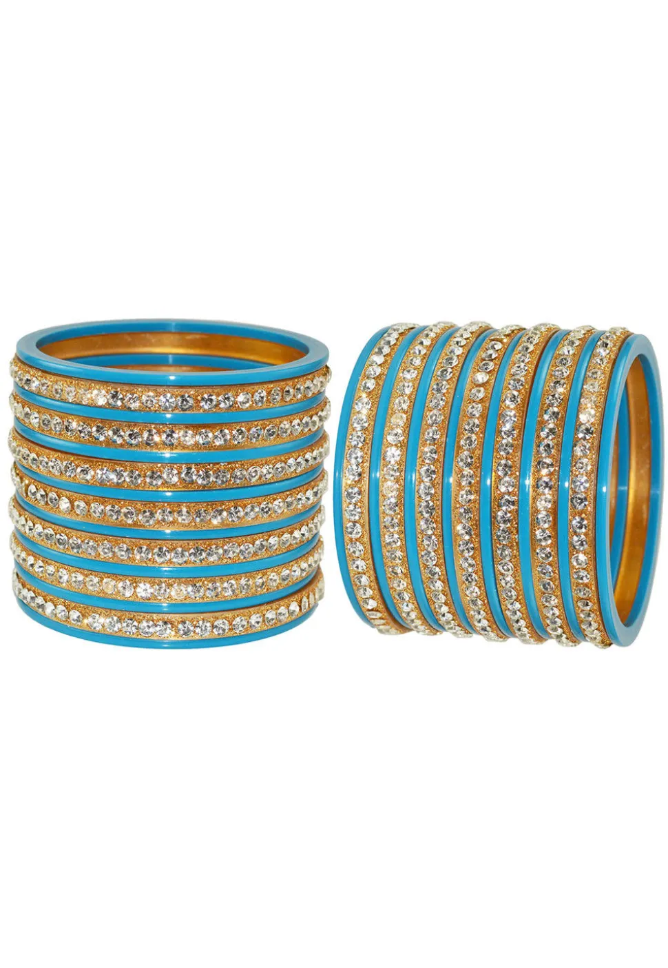 Stone Studded Bangle Set