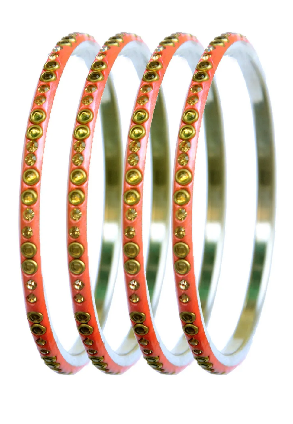 Stone Studded Bangle Set