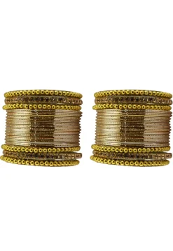 Stone Studded Bangle Set