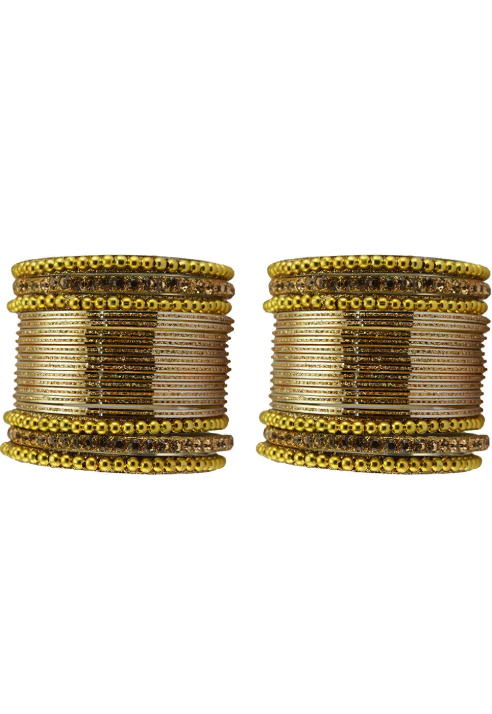 Stone Studded Bangle Set