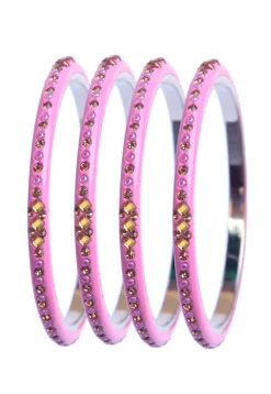 Stone Studded Bangle Set