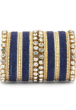 Stone Studded Bangle Set