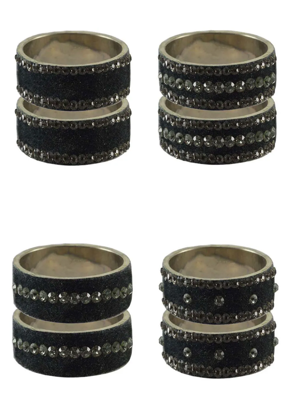 Stone Studded Bangle Set