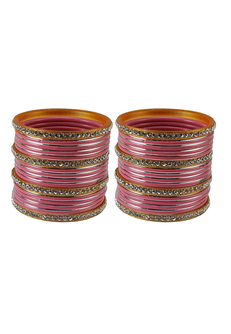 Stone Studded Bangle Set