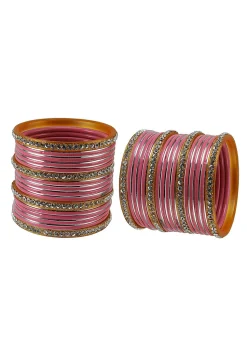 Stone Studded Bangle Set