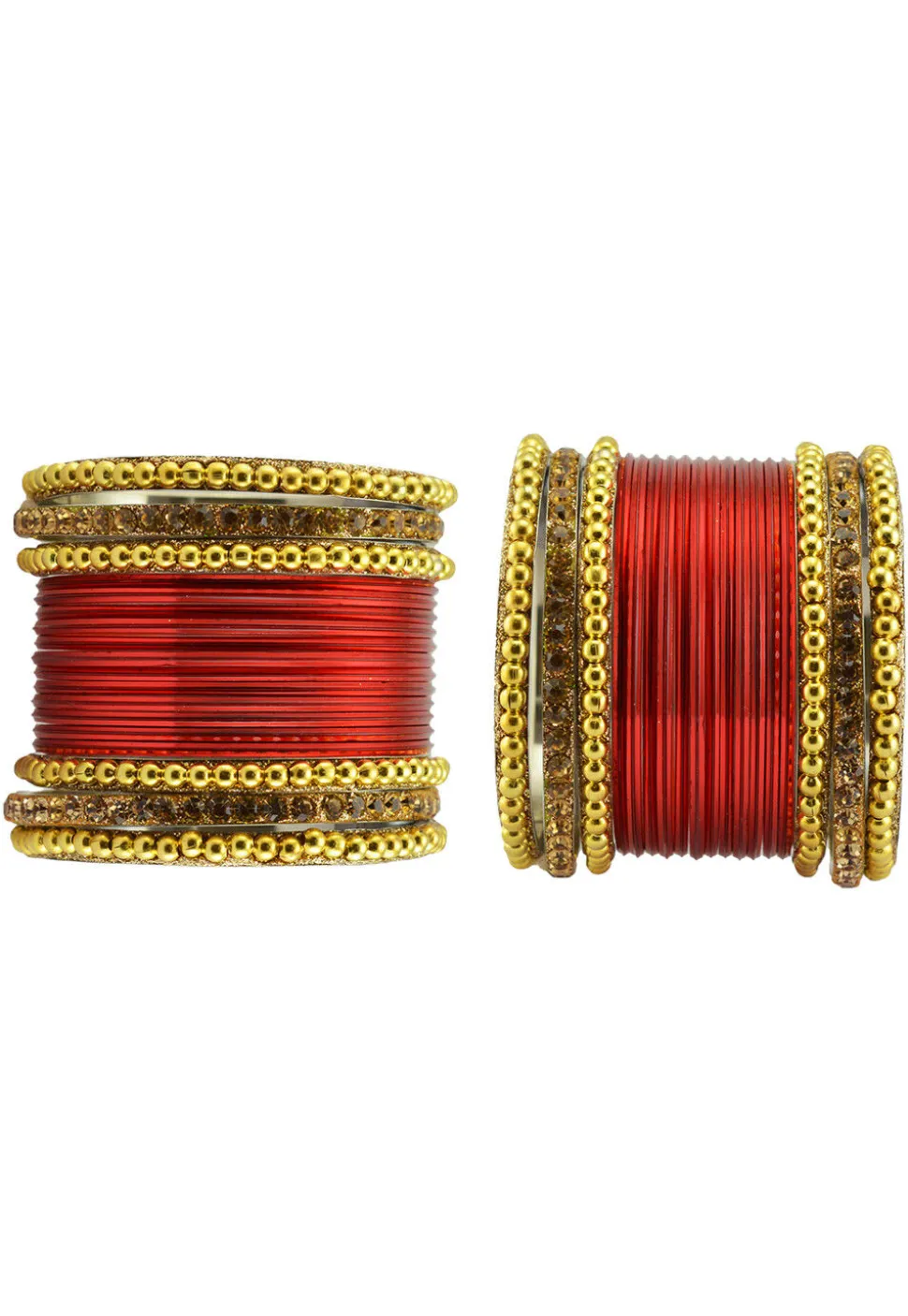 Stone Studded Bangle Set