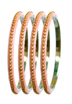 Stone Studded Bangle Set