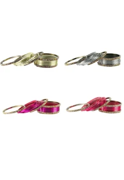Stone Studded Bangle Set