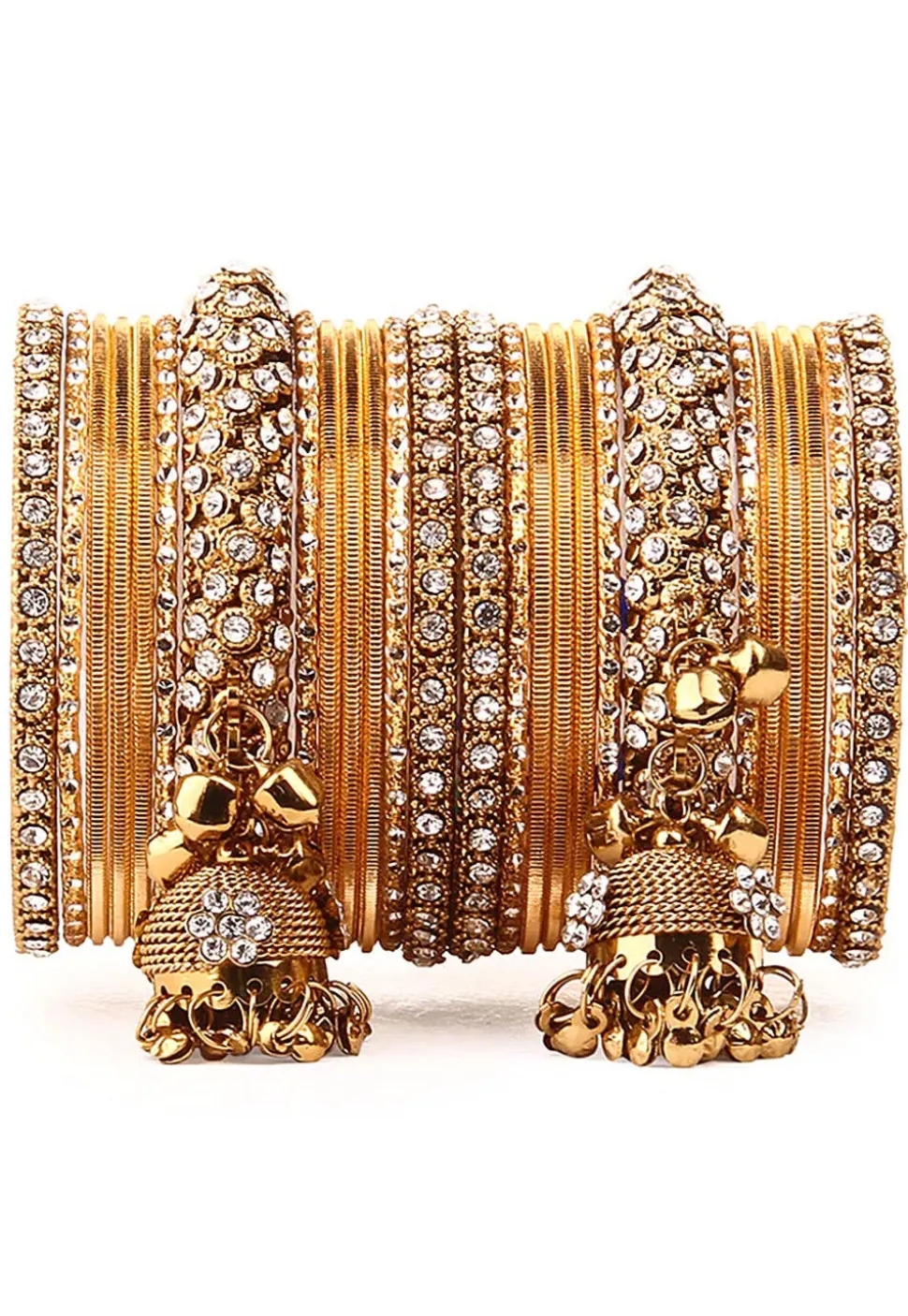 Stone Studded Bangle Set