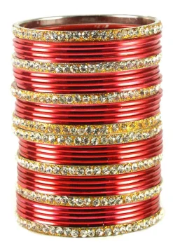 Stone Studded Bangle Sets