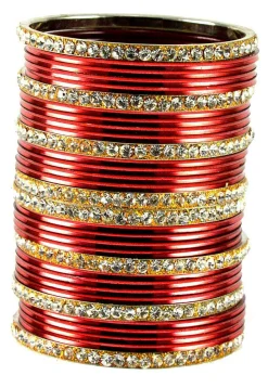 Stone Studded Bangle Sets