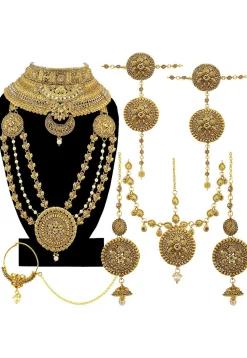 Stone Studded Bridal Necklace Set