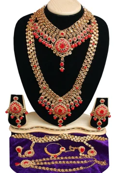 Stone Studded Bridal Set Set