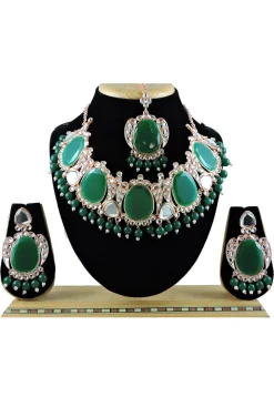 Stone Studded Choker Necklace Set