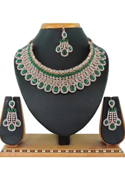 Stone Studded Choker Necklace Set