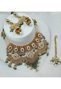 Stone Studded Choker Necklace Set