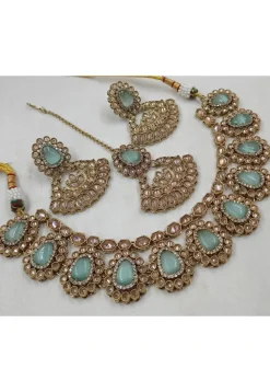Stone Studded Choker Necklace Set