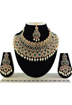 Stone Studded Choker Necklace Set