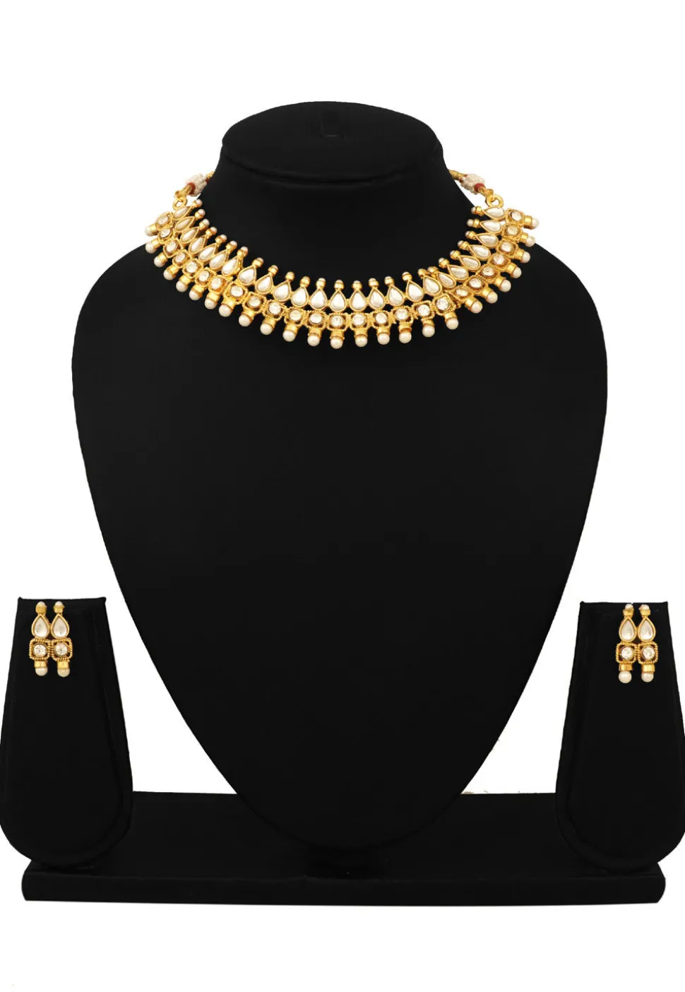 Stone Studded Choker Necklace Set